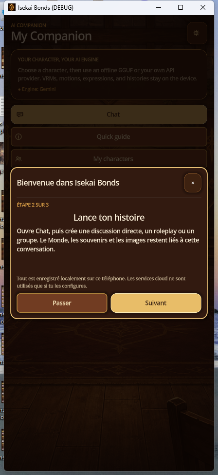 Second authentic step of the quick guide.